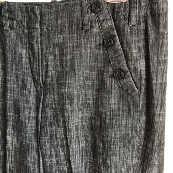 Sandro Wide Leg Chambray Dress Pants, 8 - Picture 3 of 7